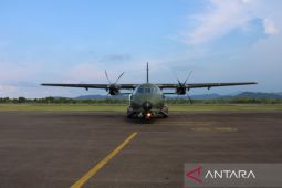 Pesawat CN-295 bantu cari helikopter Polri yang jatuh di perairan Manggar