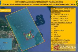 Tim SAR kerahkan tiga kapal pendeteksi bawah air cari korban kecelakaan helikopter