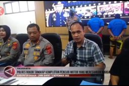 Polres Bogor tangkap komplotan pencuri motor yang meresahkan warga