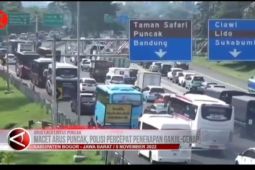 Macet arus puncak, Polisi percepat penerapan ganjil-genap