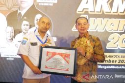Bupati Bangka terima anugerah Satyalencana Adhitya Karya Mahatva Yodha
