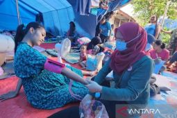 Pengungsi gempa Cianjur mulai terserang ISPA-diare