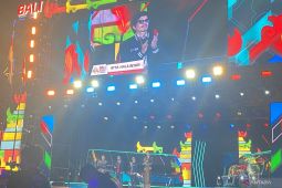 Raffi dan Atta ramaikan upacara pembukaan kejuaraan esport dunia di Bali