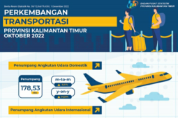 Penumpang udara domestik Kaltim naik menjadi 1.687.930 orang