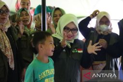 Jabar Bergerak Kota Bekasi hibur anak-anak korban gempa di Cianjur