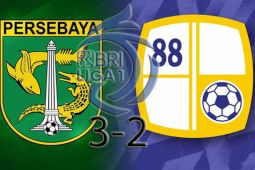Liga 1- Persebaya menang tipis 3-2 atas Barito Putera