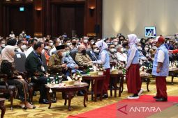 Penyuluh antikorupsi cilik tanya Wapres Ma'ruf, "Nyontek dosa gak?"
