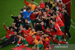 Kejutan Maroko belum habis, ke semifinal usai bungkam Portugal