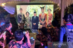 Sejumlah tokoh nasional hadiri malam resepsi pernikahan Kaesang dan Erina