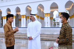 Jokowi terima kedatangan putra Presiden MBZ di Surakarta