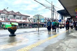 Penataan Kawasan Pasar Sambas hampir rampung