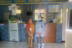 Jasa Raharja Banten Gencarkan Sosialisasi Pembebasan Denda PKB dan SWDKLLJ kepada warga Pabuaran