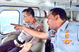 Jasa Raharja-Korlantas Polri Cek Kesiapan Operasi Lilin 2022 lewat udara