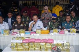Pemusnahan barang bukti narkoba di RSUD Dr Pirngadi Medan