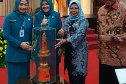 PKK Kota Tangerang raih 10 piala Lomba Hari Kesatuan Gerak PKK Banten 2022