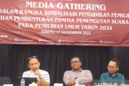 KPU Kota Serang gelar media gathering terkait tahapan pemilu 2024