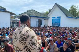 Kadiv Pemasyarakatan Kemenkumham Lampung sapa warga binaan Lapas Kalianda