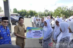 Bupati serahkan kendaraan operasional kepada bidan desa di Balangan