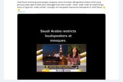 Hoaks! Arab Saudi larang pasang pengeras suara di masjid
