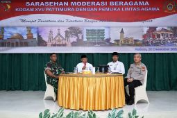 Kodam Pattimura gelar sarasehan moderasi beragama perkuat kerukunan di Maluku