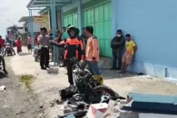 Polisi Jombang tangani tabrakan mobil dinas polisi satu tewas