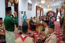 16 Pramuka Merangin ikuti Lomba Tingkat IV diBumi Perkemahan Sungai Gelam