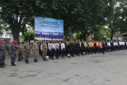 KAI Daop 8 Surabaya gelar apel pasukan masa posko angkutan Natal-Tahun Baru