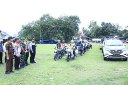 Bupati Samosir pimpin apel gelar pasukan Ops Lilin Toba 2022.