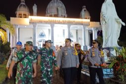 Patroli gabungan pastikan malam natal di Kapuas Hulu situasi kondusif