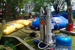 PMI bangun instalasi pengolahan air bersih siap minum untuk penyintas gempa di Cianjur