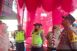 Kapolres Palas kunjungi Pos PAM Nataru di Sibuhuan