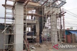 Pekerjaan konstruksi jembatan layang Stasiun Bojonggede capai 90 persen