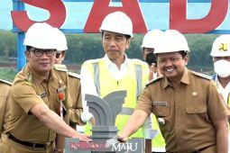 Diresmikan Presiden Jokowi, Bendungan Sadawarna diharapkan tingkatkan produktifitas pangan Jawa Barat