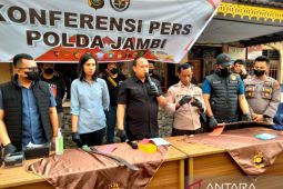 Polda Jambi ungkap komplotan geng motor sadis pelaku pembacokan