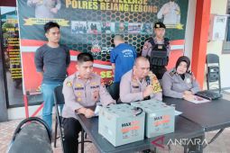 Polisi tangkap oknum ASN Lebong karena curi baterai menara seluler