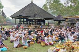 Karyawan PT Karya Pak Oles Grup tutup akhir tahun dengan tirta yatra