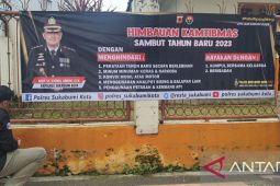 Satgas Operasi Lilin pasang imbauan kamtibmas perayaan tahun baru