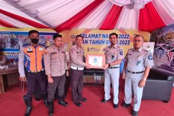 Kepala Cabang Jasa Raharja Banten kunjungi posko-posko PAM Nataru 2022
