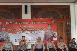 Kapolres Tabalong dialog dengan warga lewat 'Jum'at Curhat"
