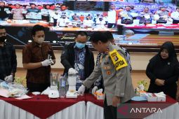 Polda Banten musnahkan barang bukti narkotika