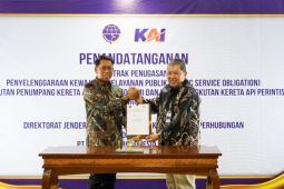 KAI teken kontrak PSO KA Ekonomi dan Subsidi KA Perintis 2023 senilai Rp2,67 triliun