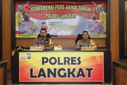Kapolres Langkat sampaikan capaian penanganan kasus tahun 2022