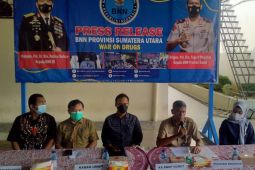 BNNP Sumut sita 98,3 kg sabu sepanjang 2022