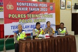 Tahun 2022, kejahatan umum meningkat dan narkoba menurun di Tebing Tinggi