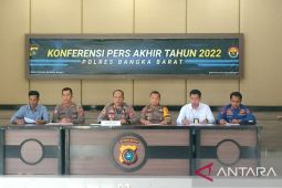 Pelanggaran lalu lintas di Bangka Barat selama 2022 turun 191 kasus