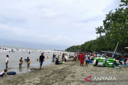 Tahun baru, wisata pantai di Situbondo disesaki pengunjung