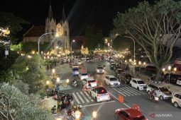 Kawasan Kayutangan jadi tempat favorit warga Malang rayakan Tahun Baru