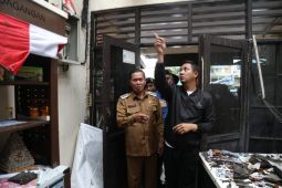 Wali Kota Serang tinjau langsung Kantor Disperindagkop yang hangus terbakar