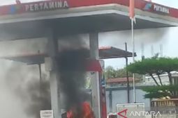 SPBU terbakar di Deliserdang, warga dengar suara ledakan