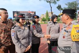 1.541 personel Polda Sumut  naik pangkat pada tahun 2022